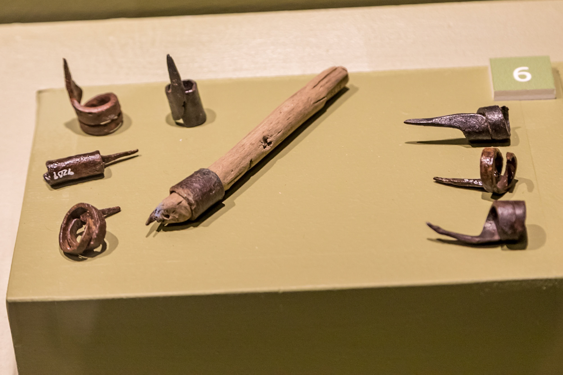 At Vindolanda, Roman writing nibs.