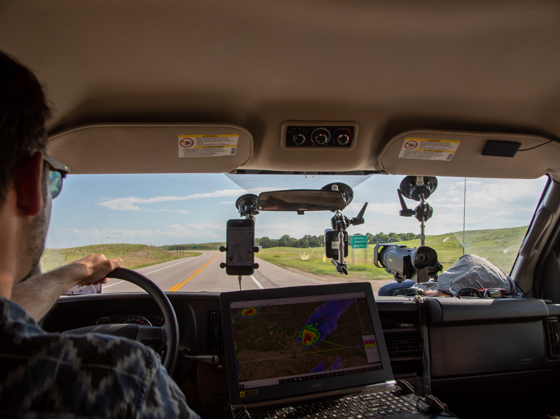 9 Jul: Hunting for supercell storms in South Dakota.