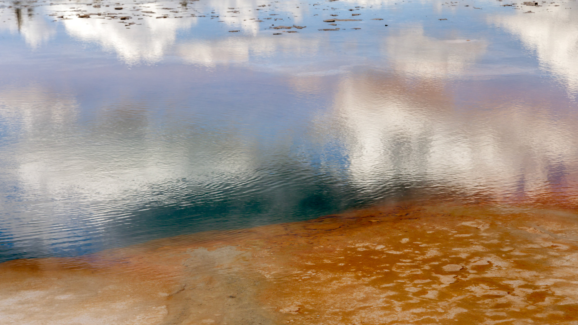 Midway Geyser Basin, Yellowstone National Park, Wyoming.