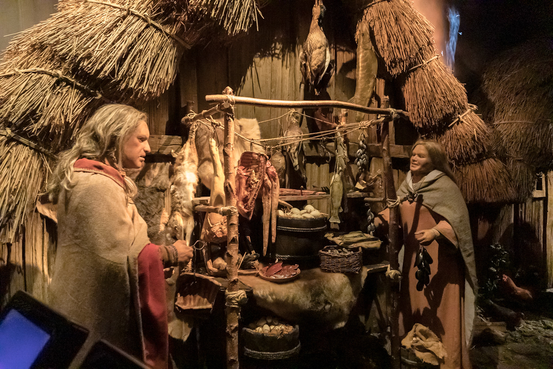 in the Jorvik Viking Centre