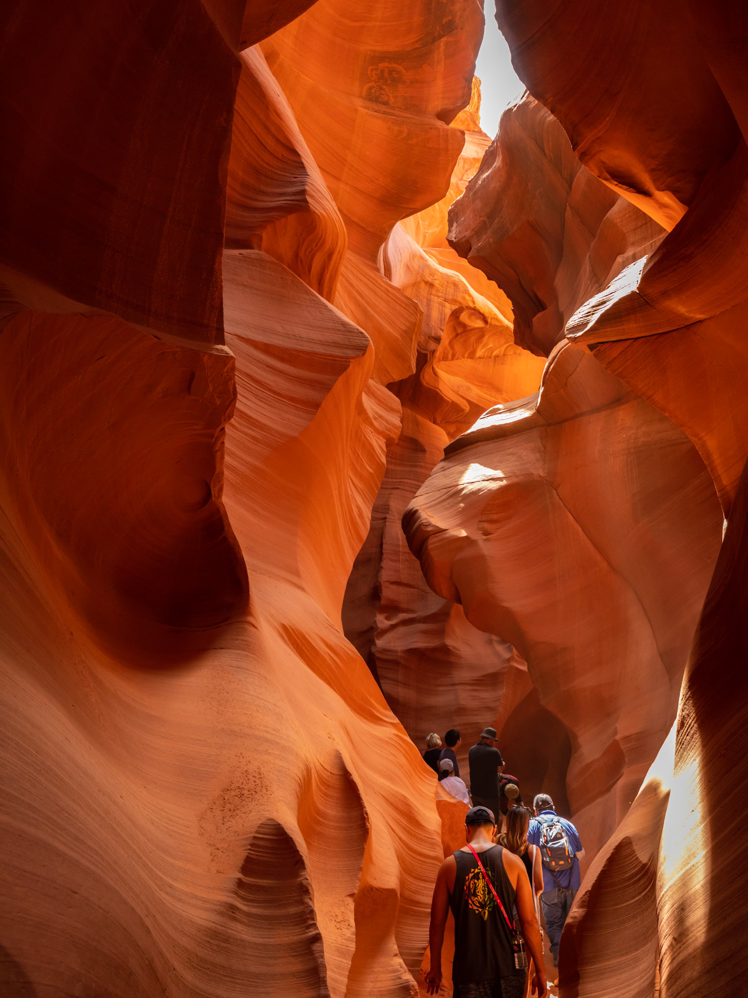 Tour Group In Lower Antelope Canyon
