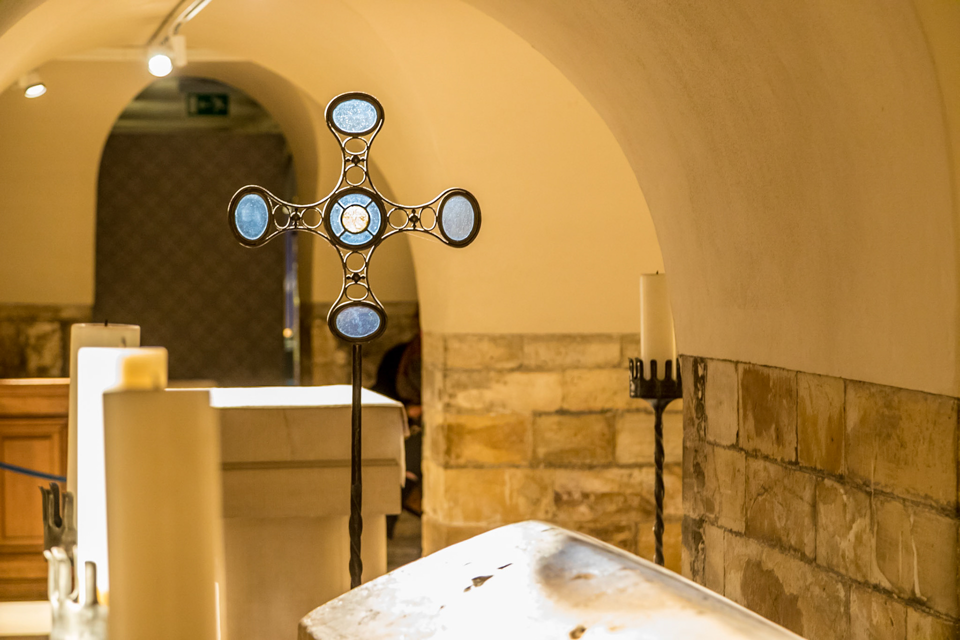 In the Crypt of York Minster