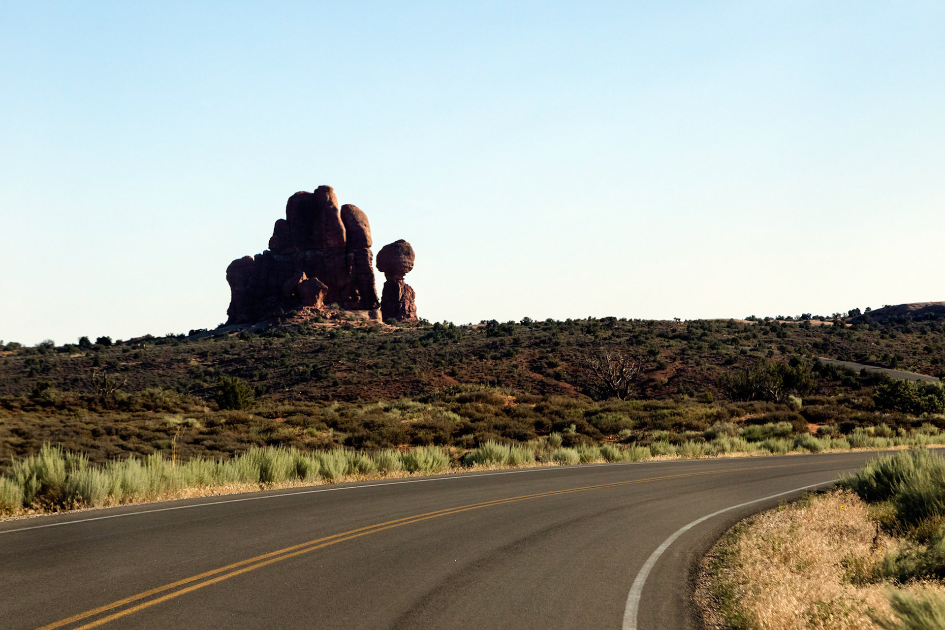 Along Arches Scenic Drive. Arches National Park