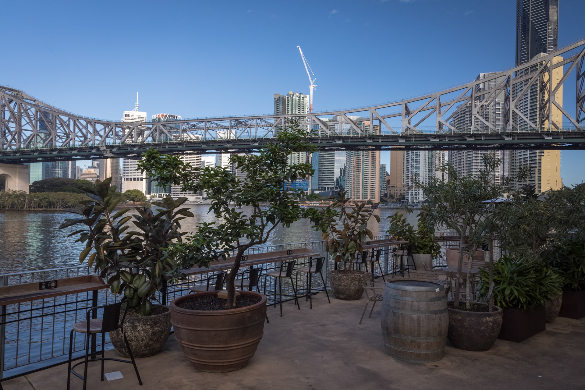 A Howard Smith Wharves public space