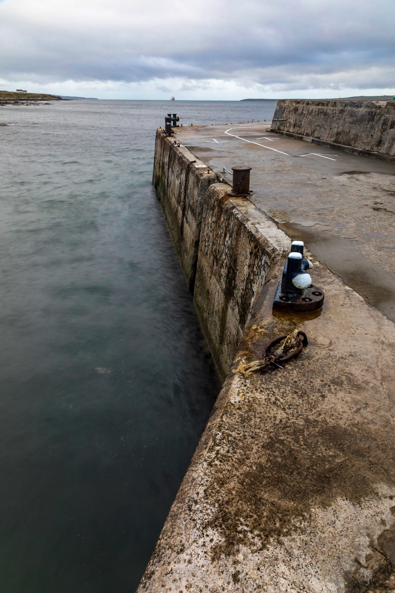At John O'Groats., a little to the east of the northernmost point of mainland UK.