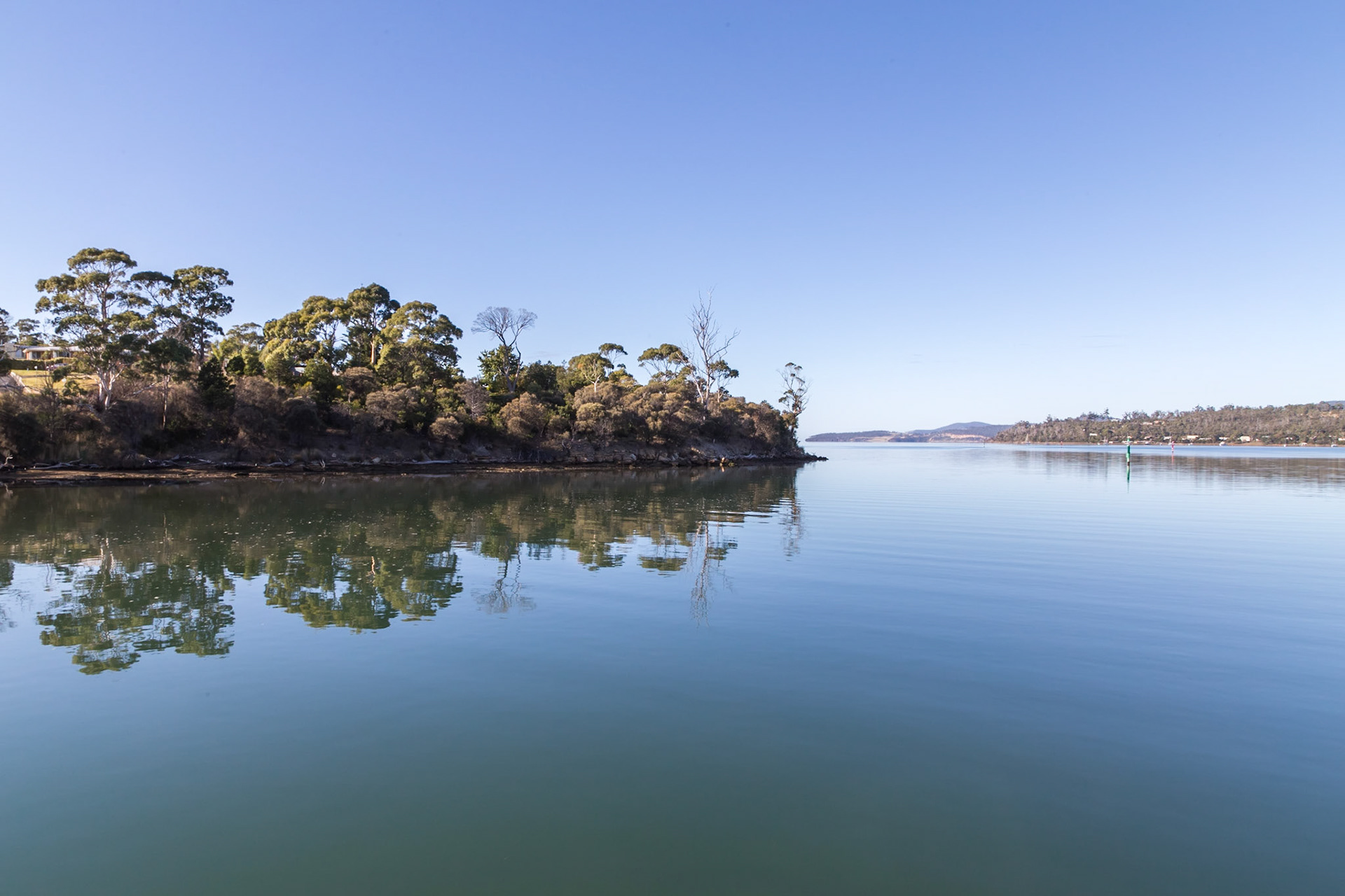 Triabunna. In Spring Bay, heading out to Maria Island