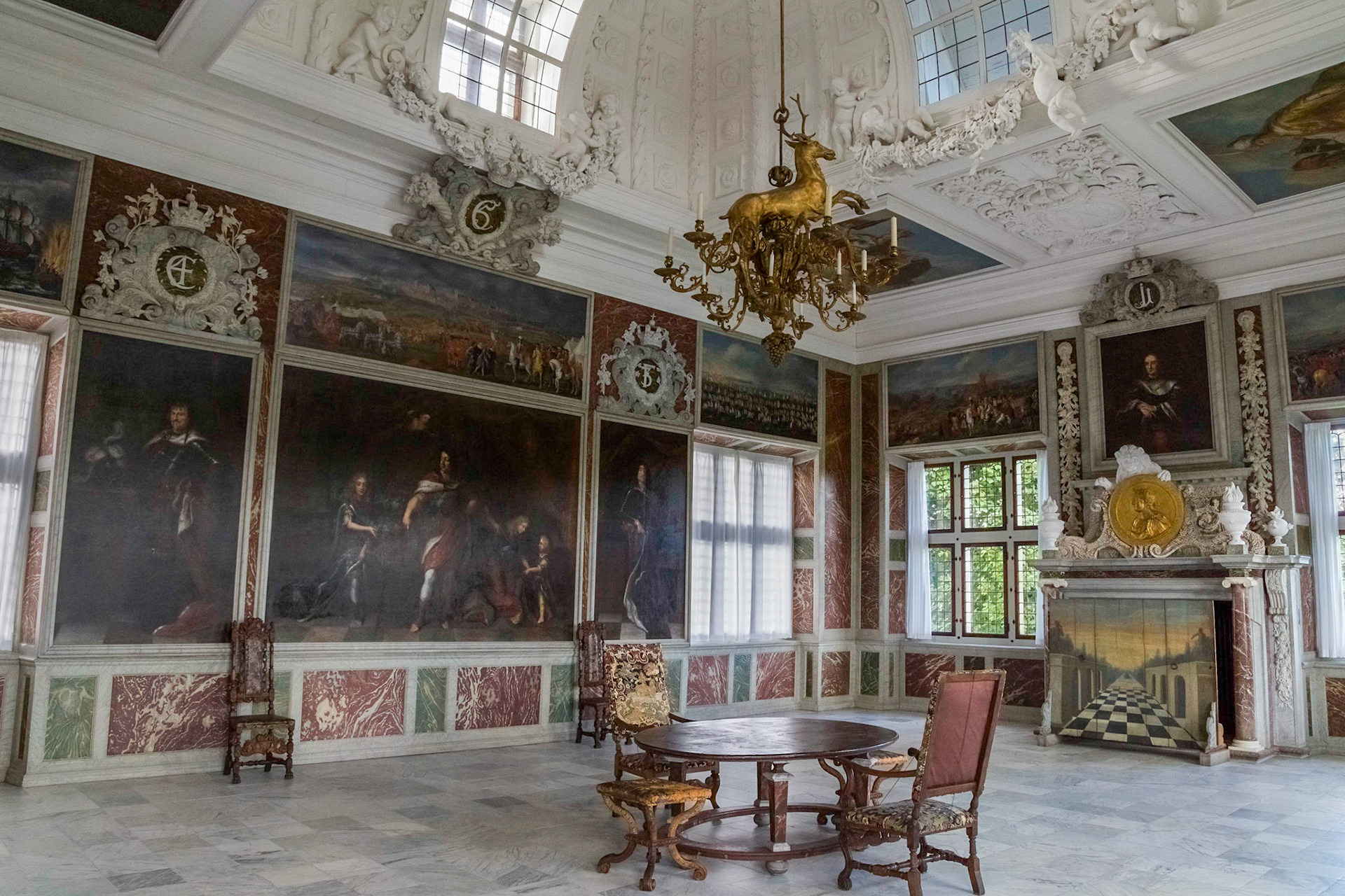 In Frederiksborg Palace