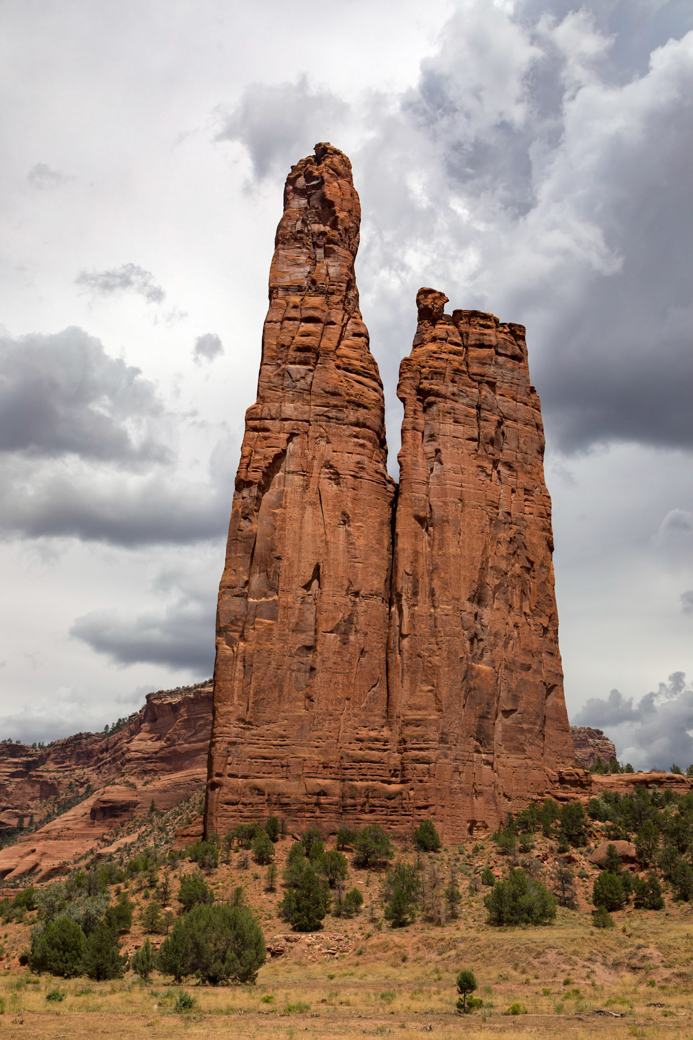 At the base of Spider Rock, Monument Canyon