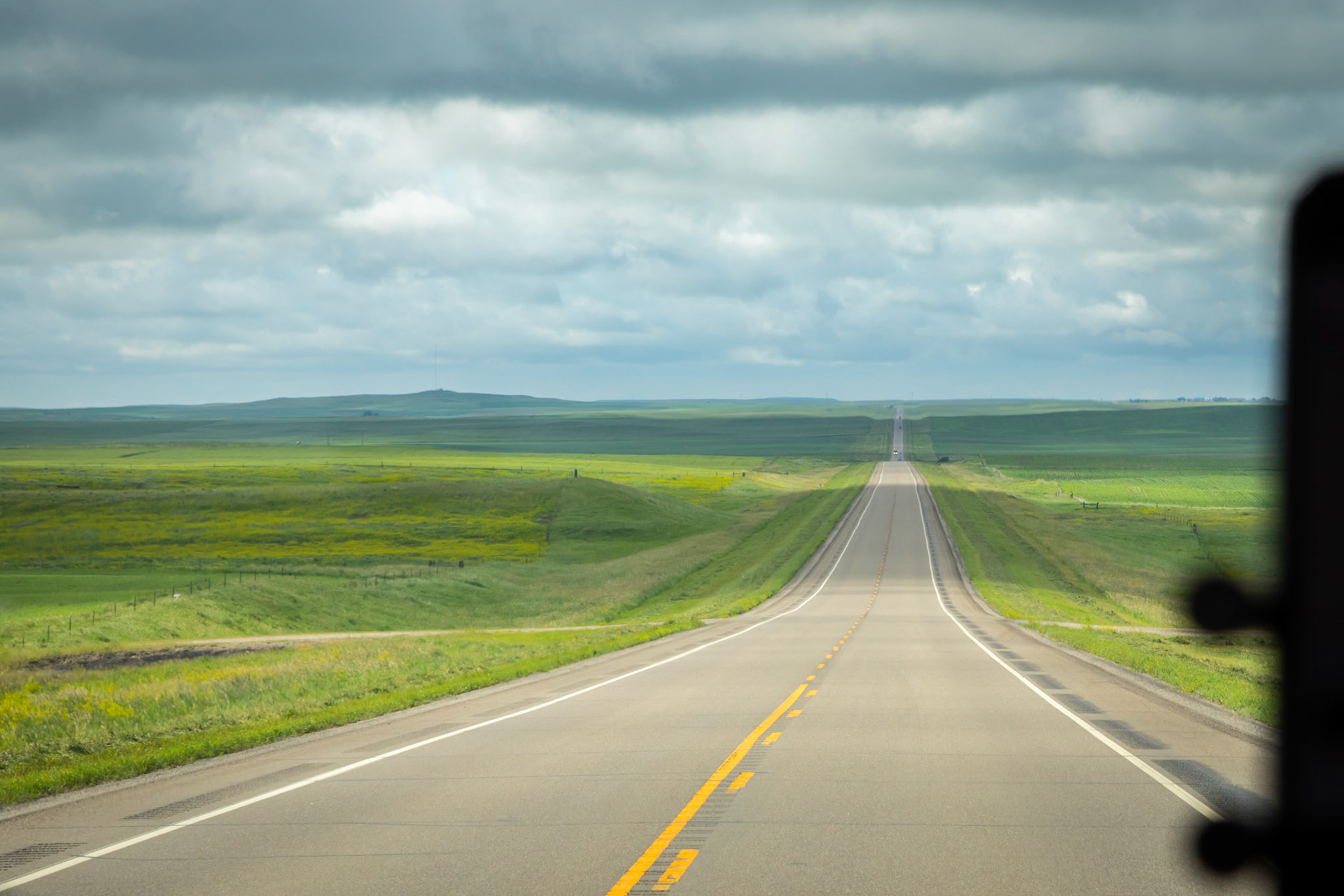9 Jul: Driving down US-85, In North Dakota, heading for South Dakota