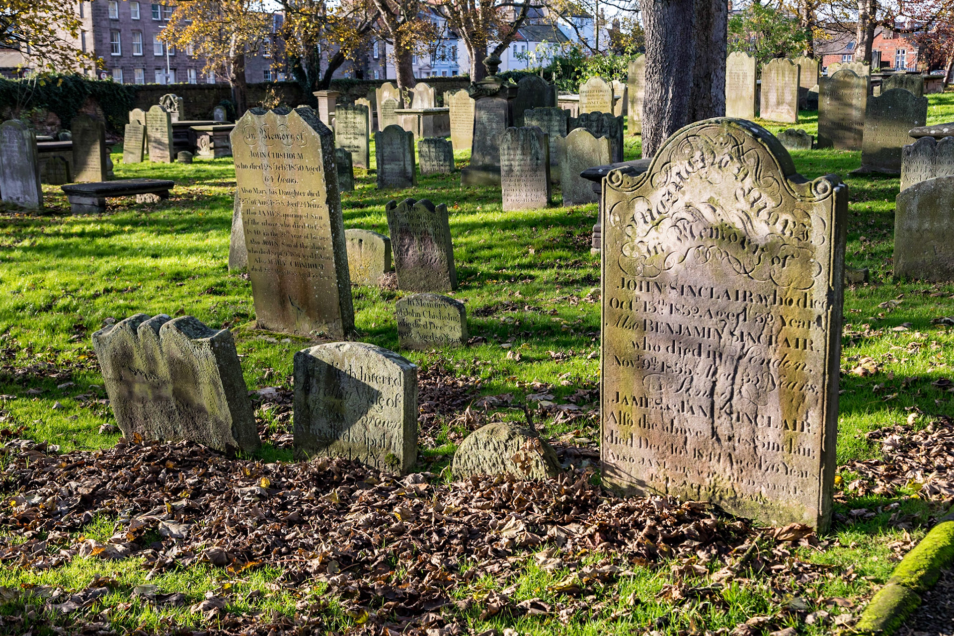 Holy Trinity Church cemetery. Berwick-upon-Tweed