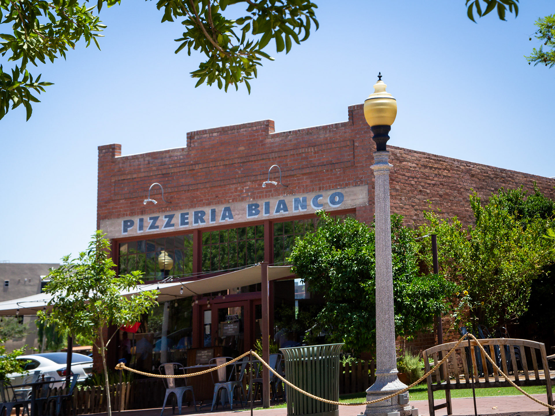 in the heritage precint, built 1929 - example of early 20th century commercial architecture - used as a machine shop until 1931.
