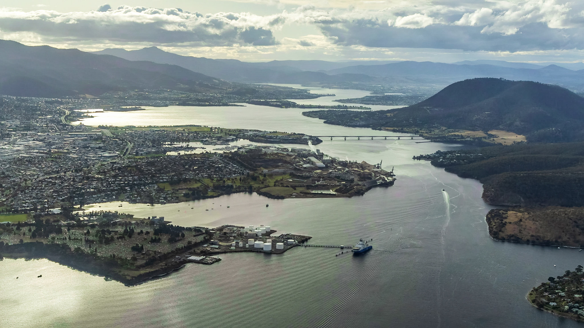 Derwent River at Hobart