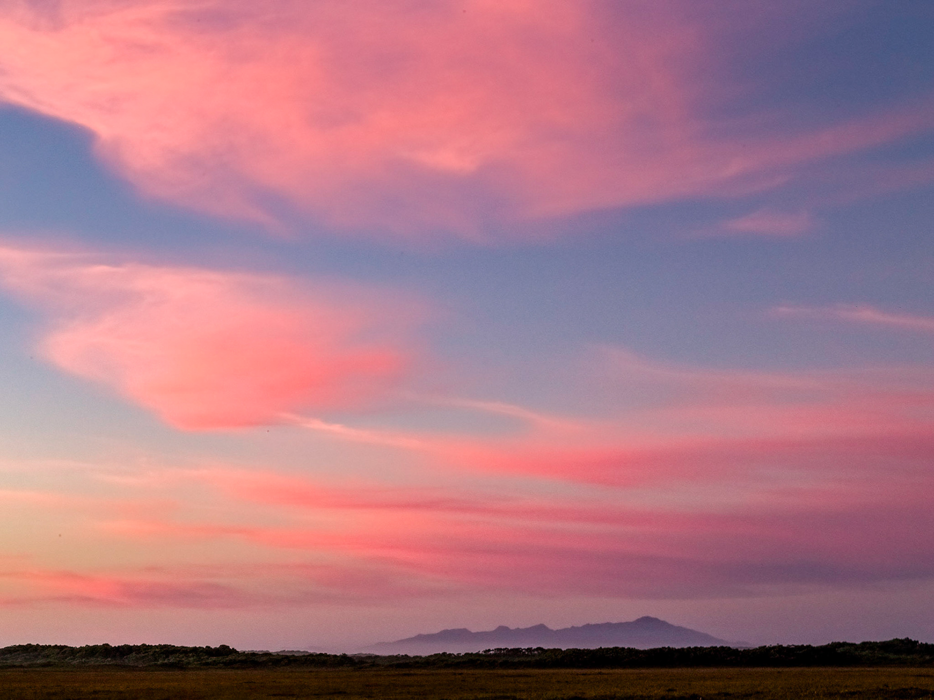 After sunset along the Macquarie Heads Road