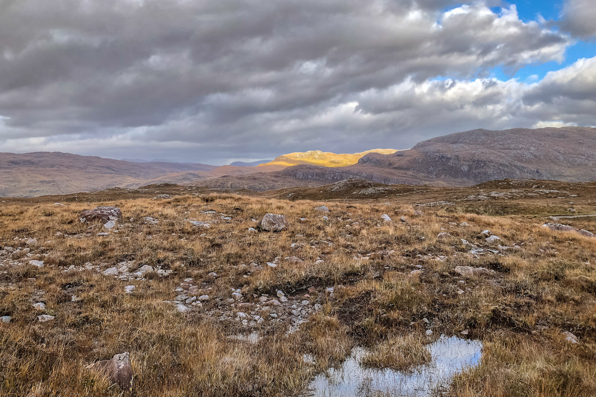 On the drive south on A894 after leaving Kylesku