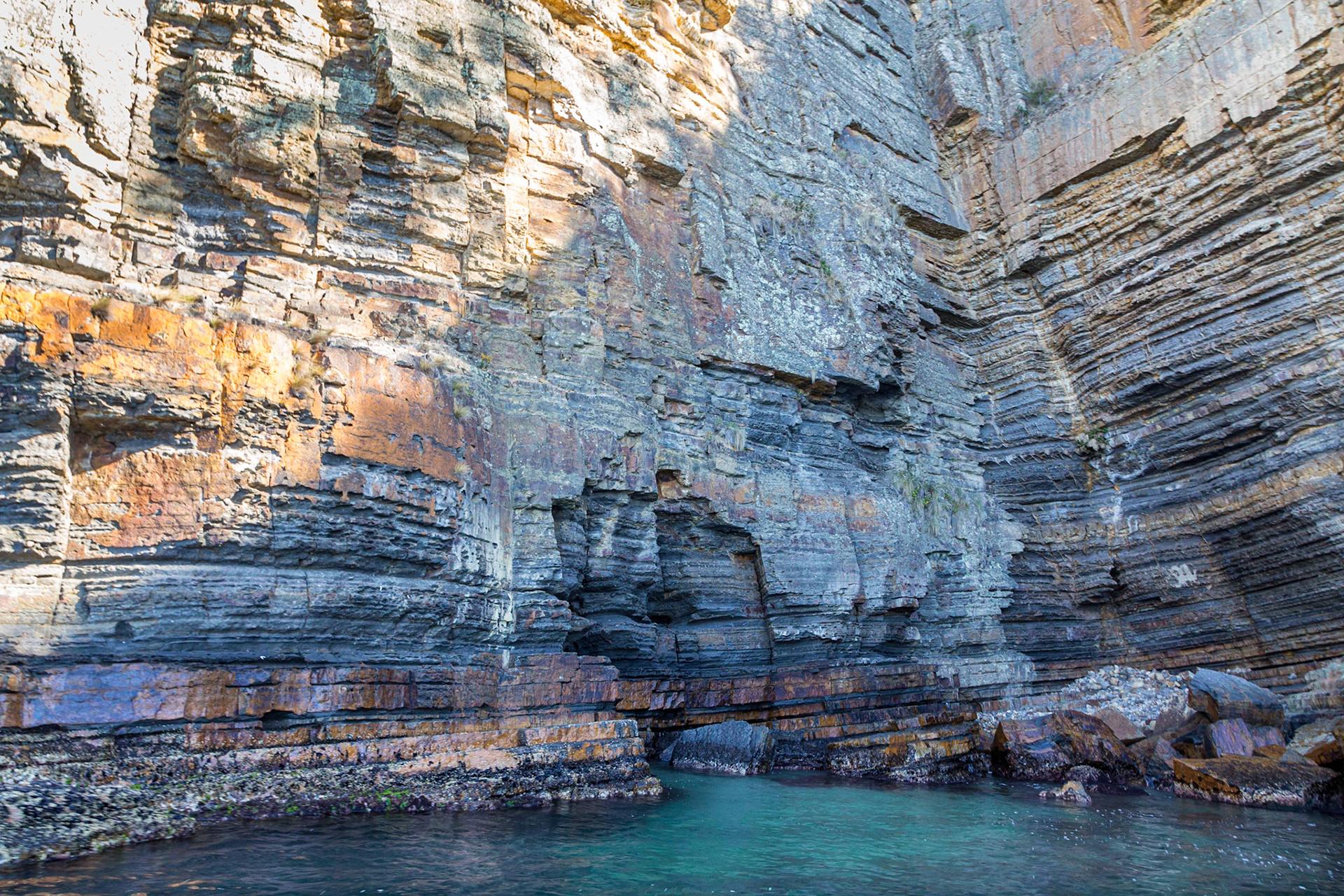 Interesting cliff faces