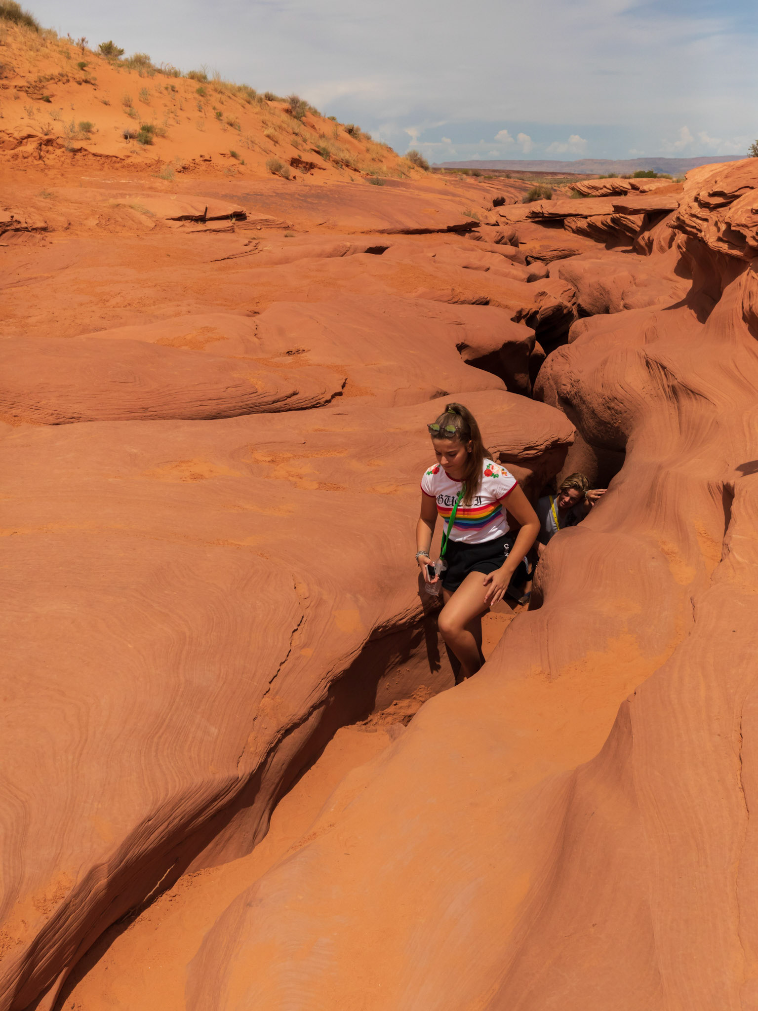 Exit out of the Lower Antelope Canyon