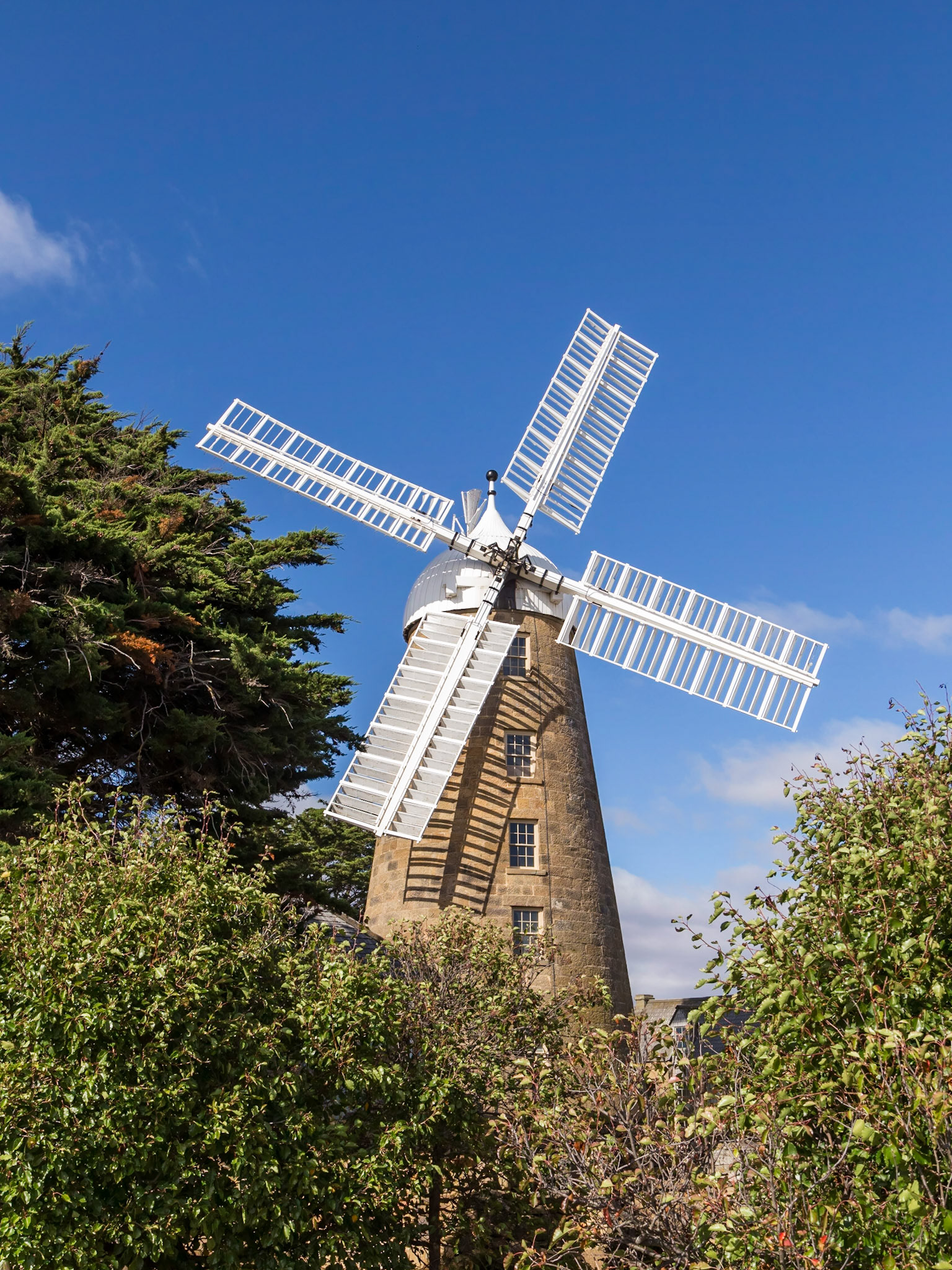Callington Mill. Built in 1837. Restored. Australia's only working 19th century windmill.