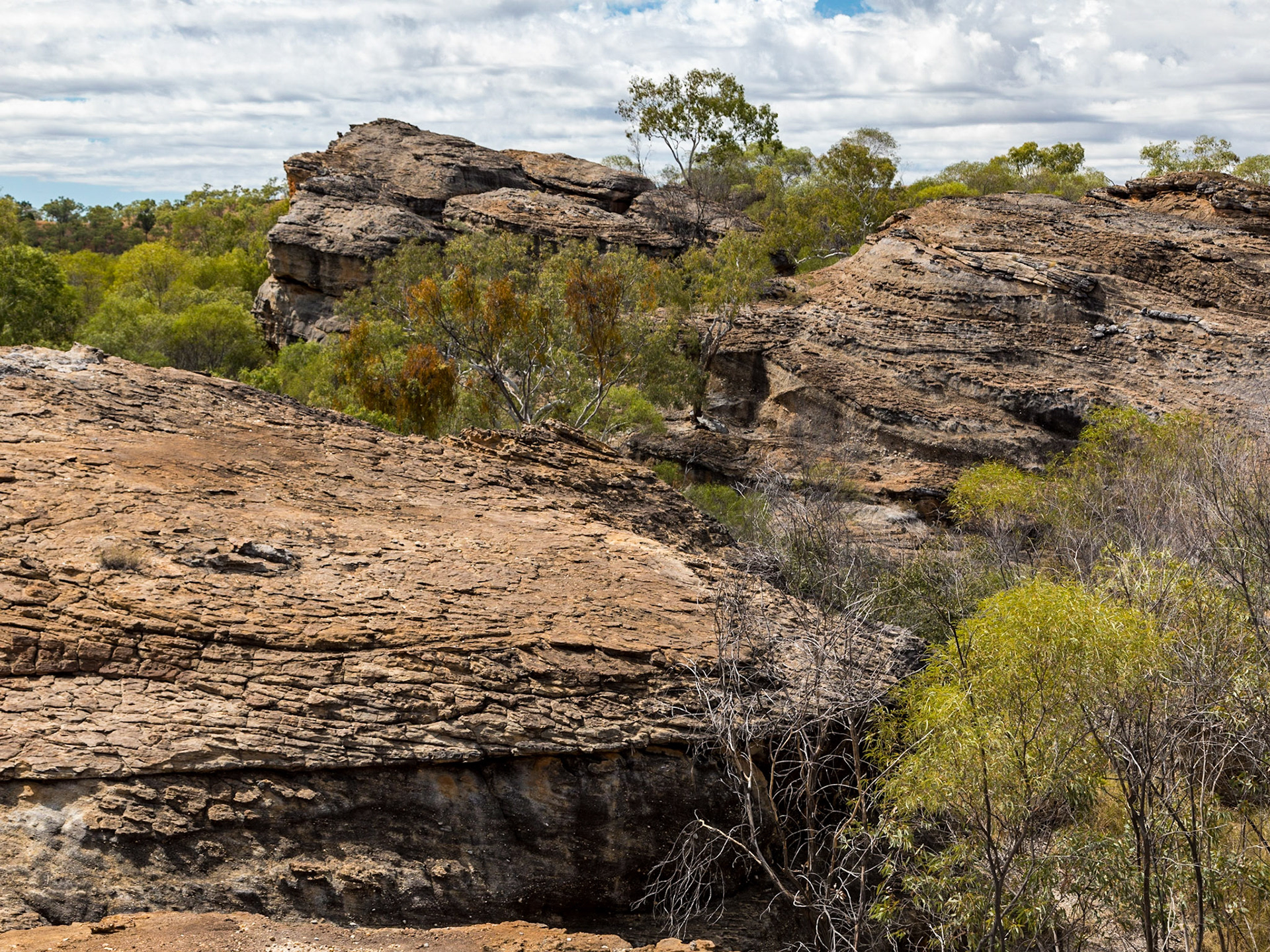 Sandstone formations near Cobbold Gorge