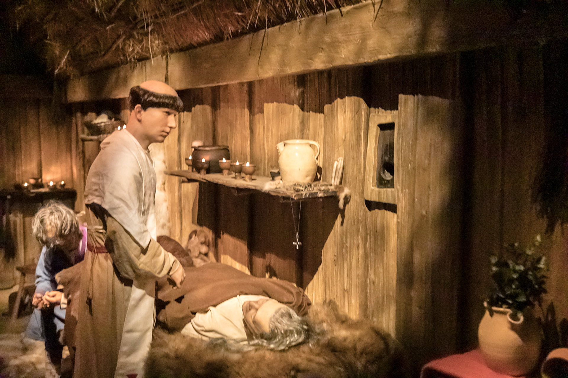 in the Jorvik Viking Centre