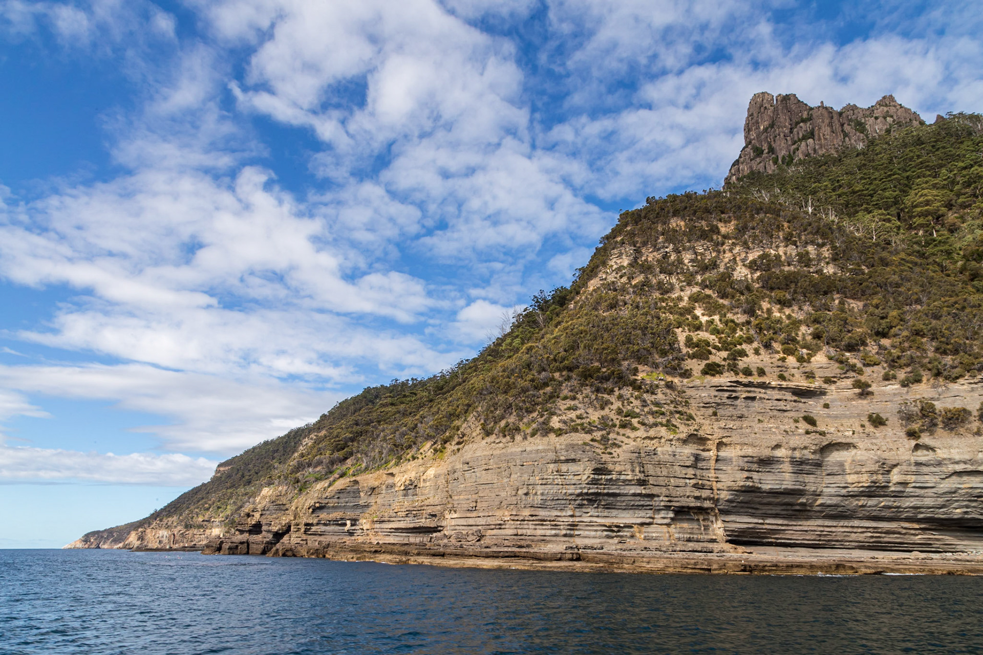 Geological Layering. Maria Island