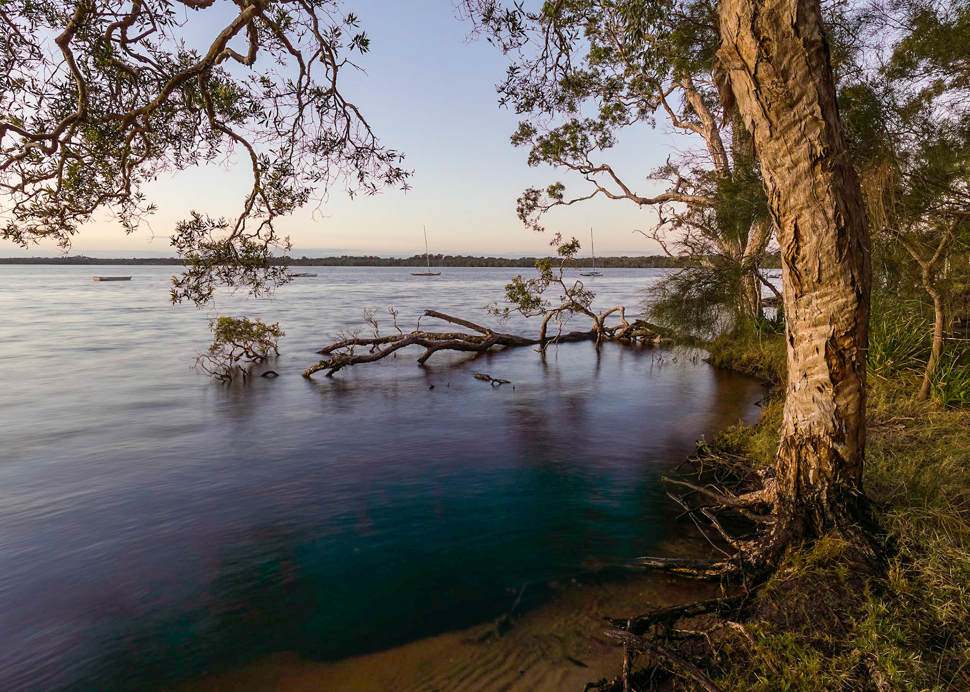After the sunrise, Lake Weyba, Noosa