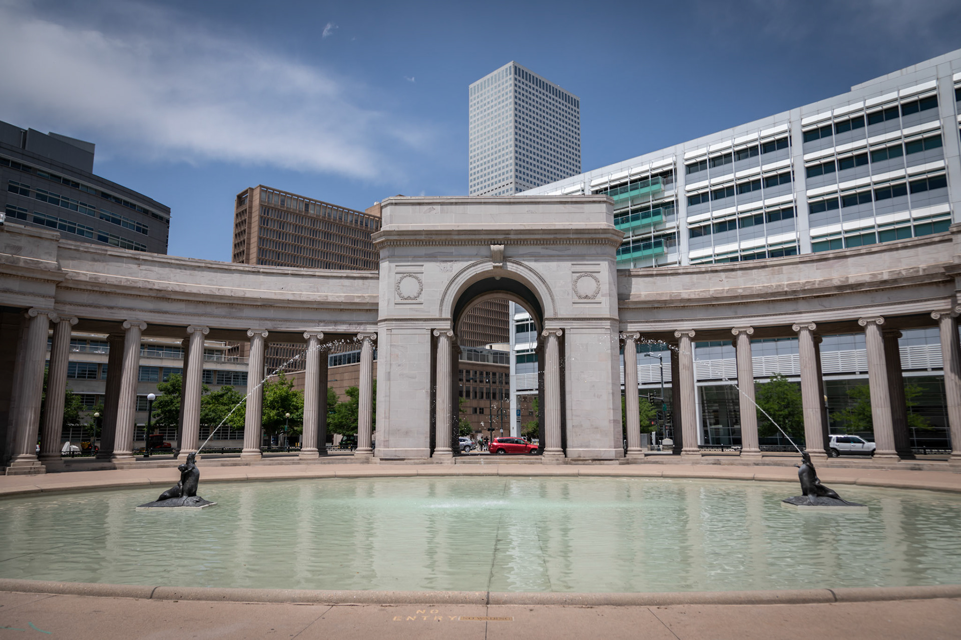 In Civic Center Park