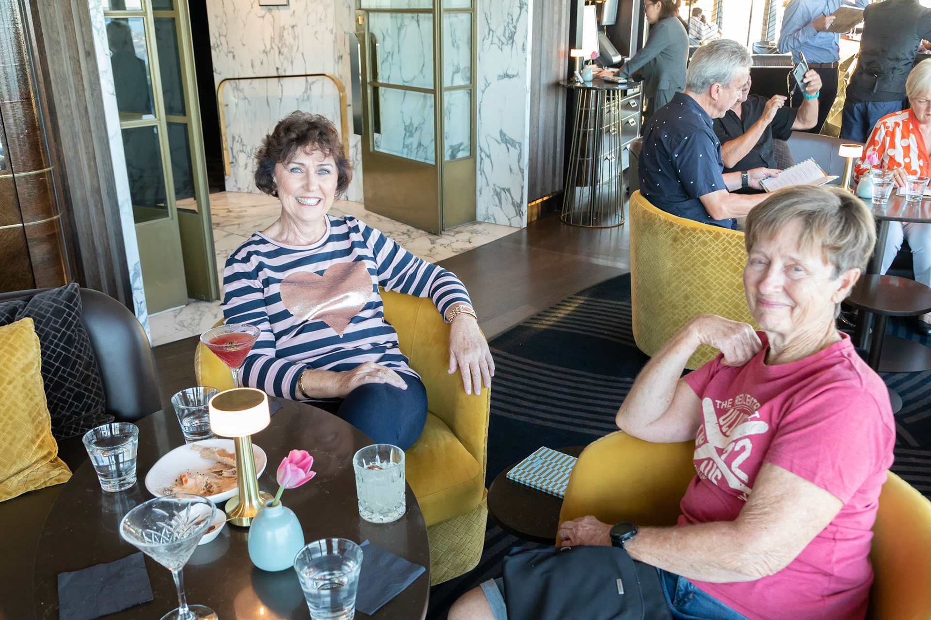 'The Sugar Club', Sky Tower level 53; Sylvia & Tricia