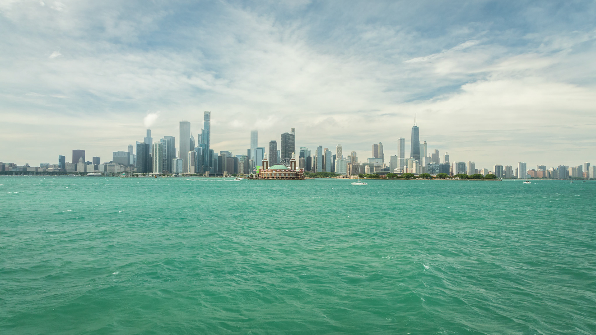 Chicago Skyline from Lake Michigan