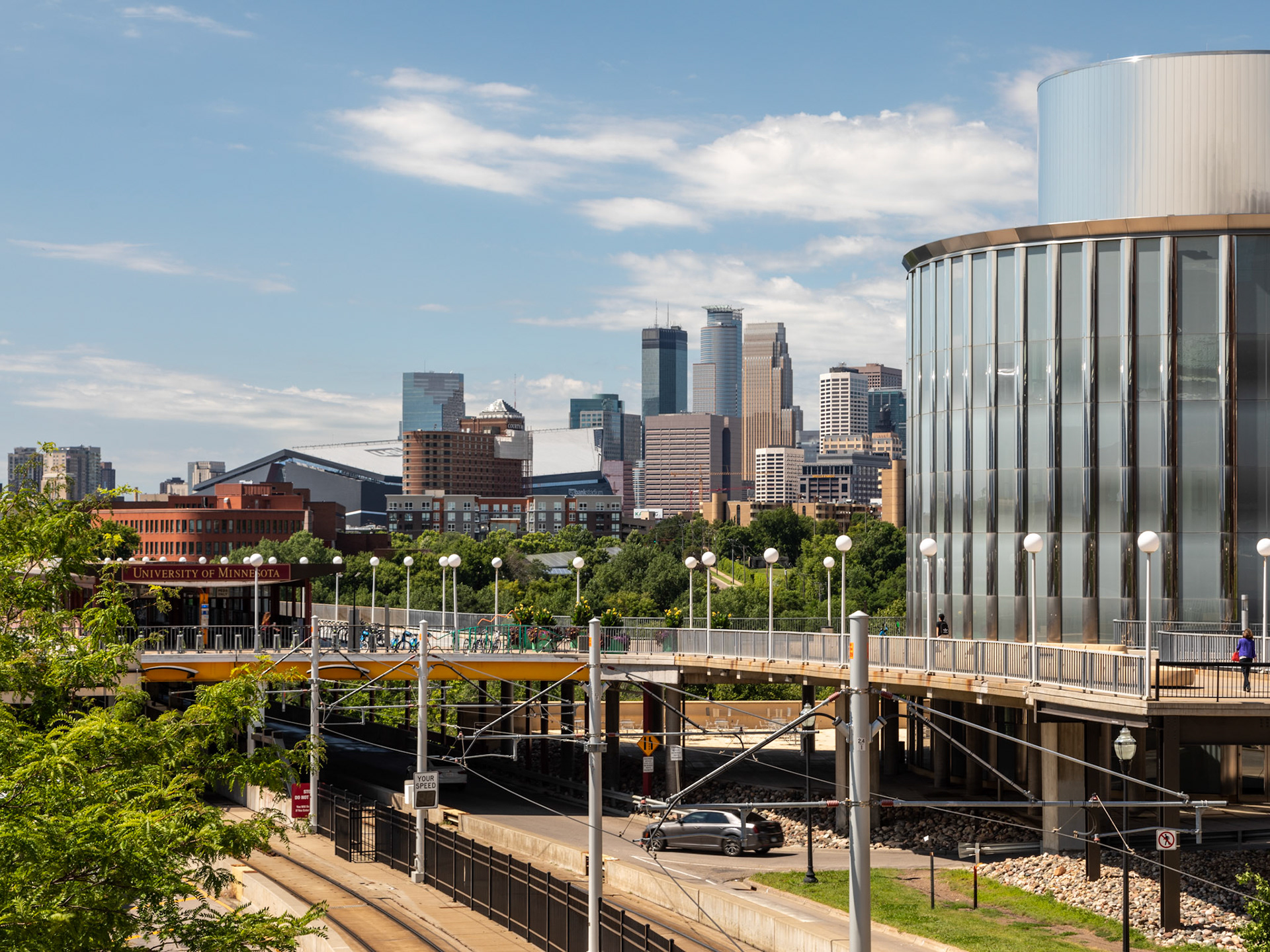 From the University of Minnesota towards City Centre