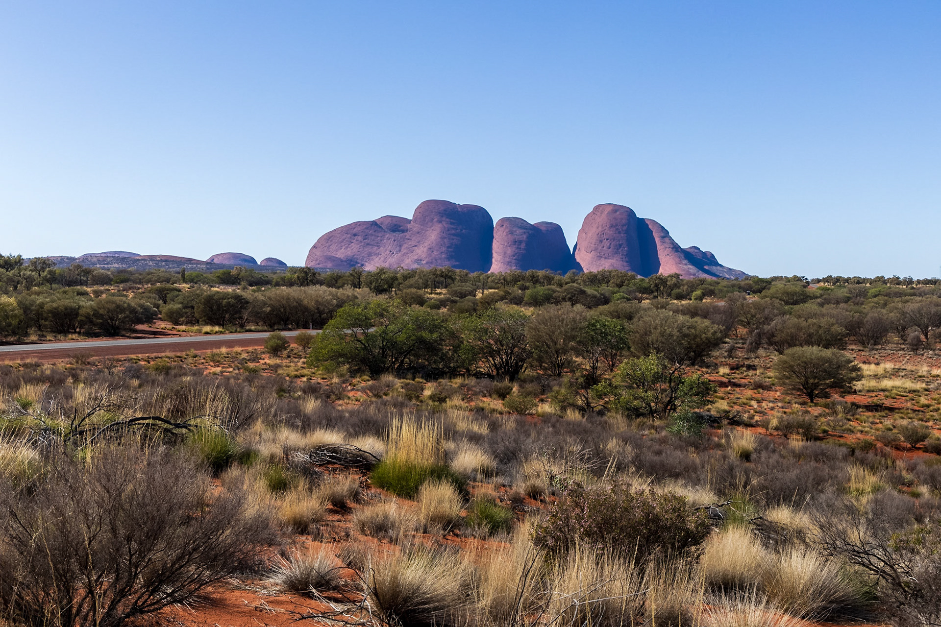 Kata Tjuṯa, from the start of the Great Central Road