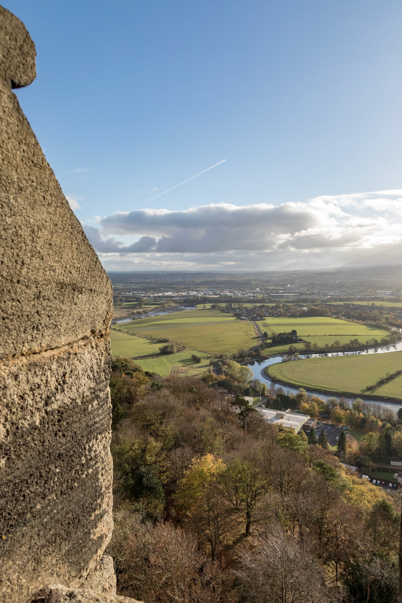 The National Wallace Monument - A view from The Crown.