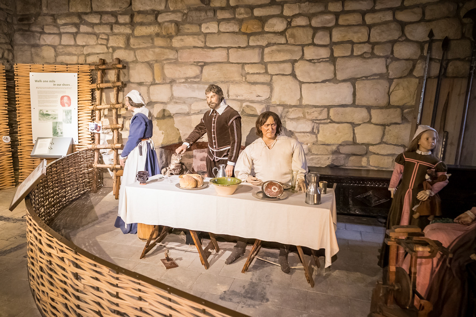 In the town of Hexaham: The Old Gaol (1332 - 1824).