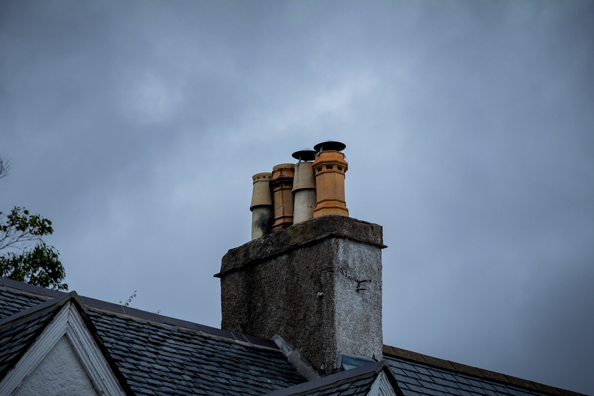 Shore Street house chimney pots, Ullapool