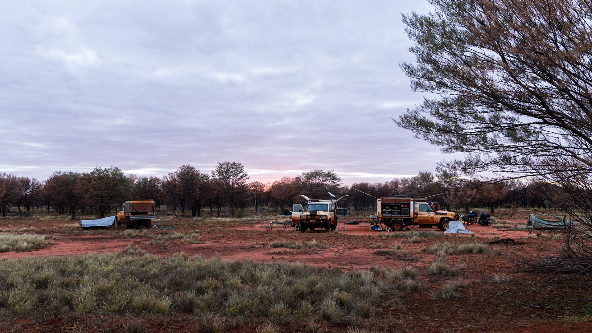 Sun rising on our final camp, Day 12.