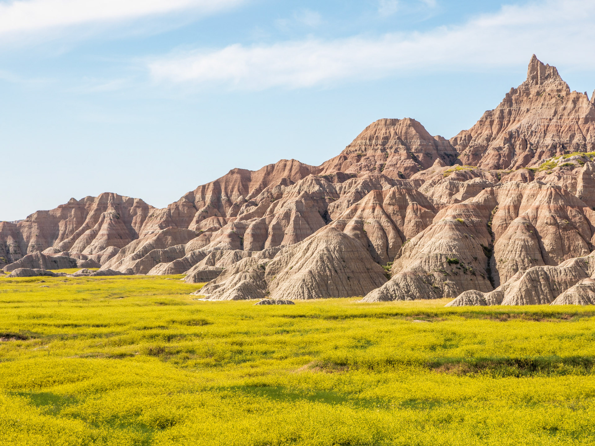 10 JUL: In the Badlands National Park, South Dakota