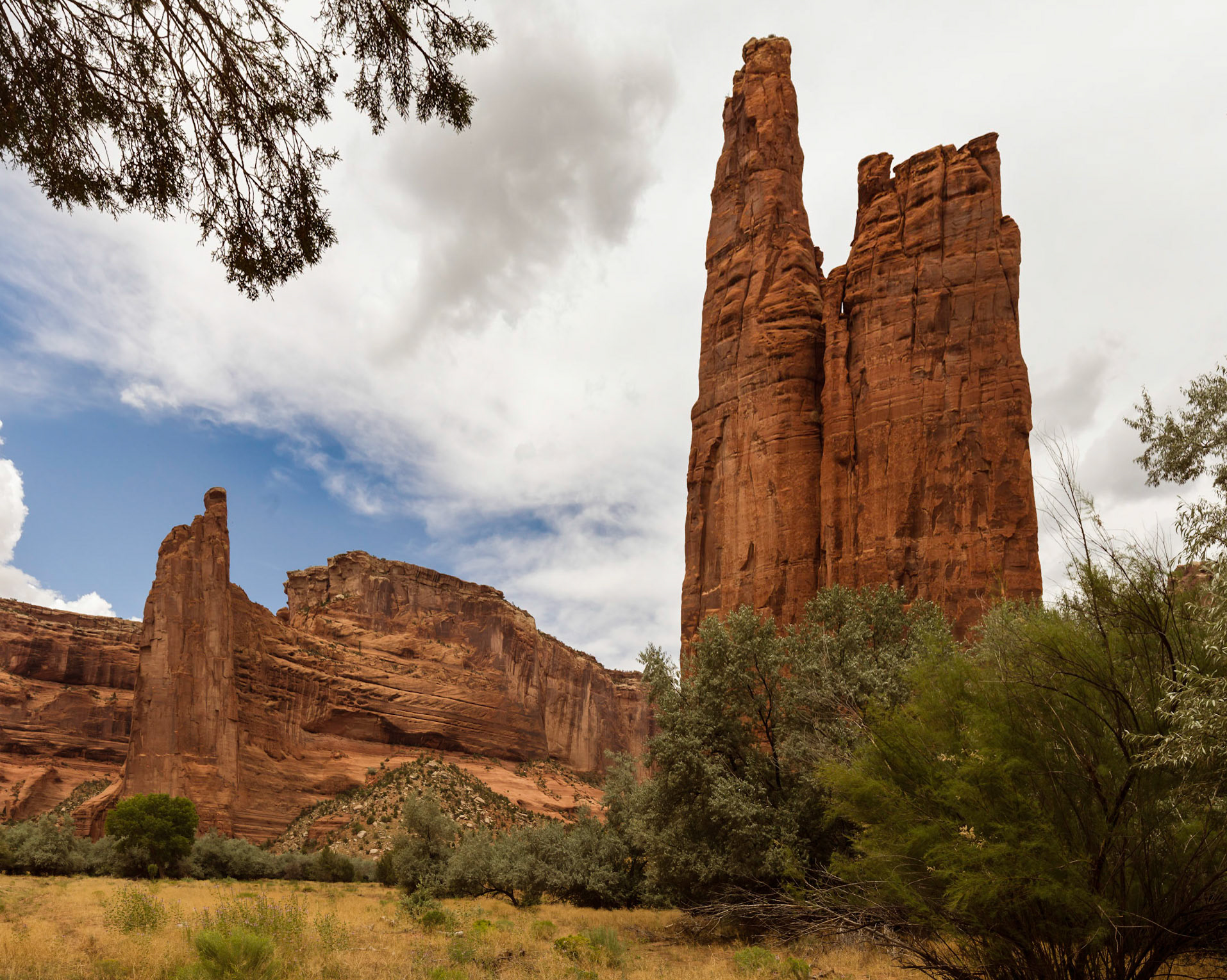 At the base of Spider Rock, Monument Canyon