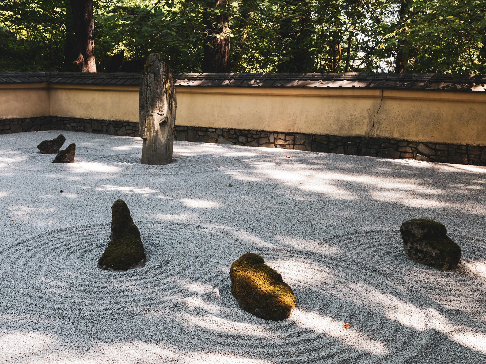 In the Portland Japanese Garden
