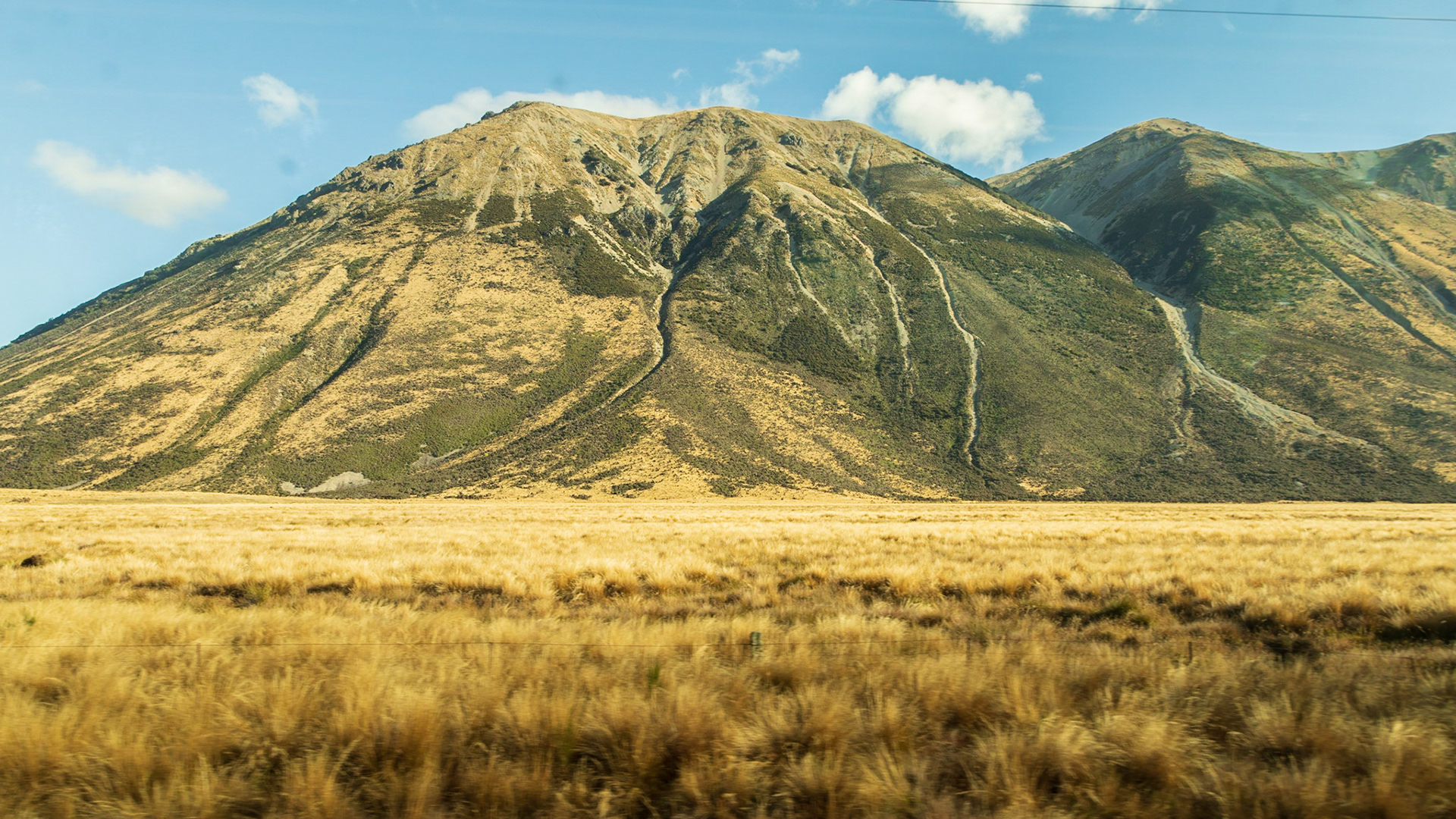 A view from the TranzAlpine train 