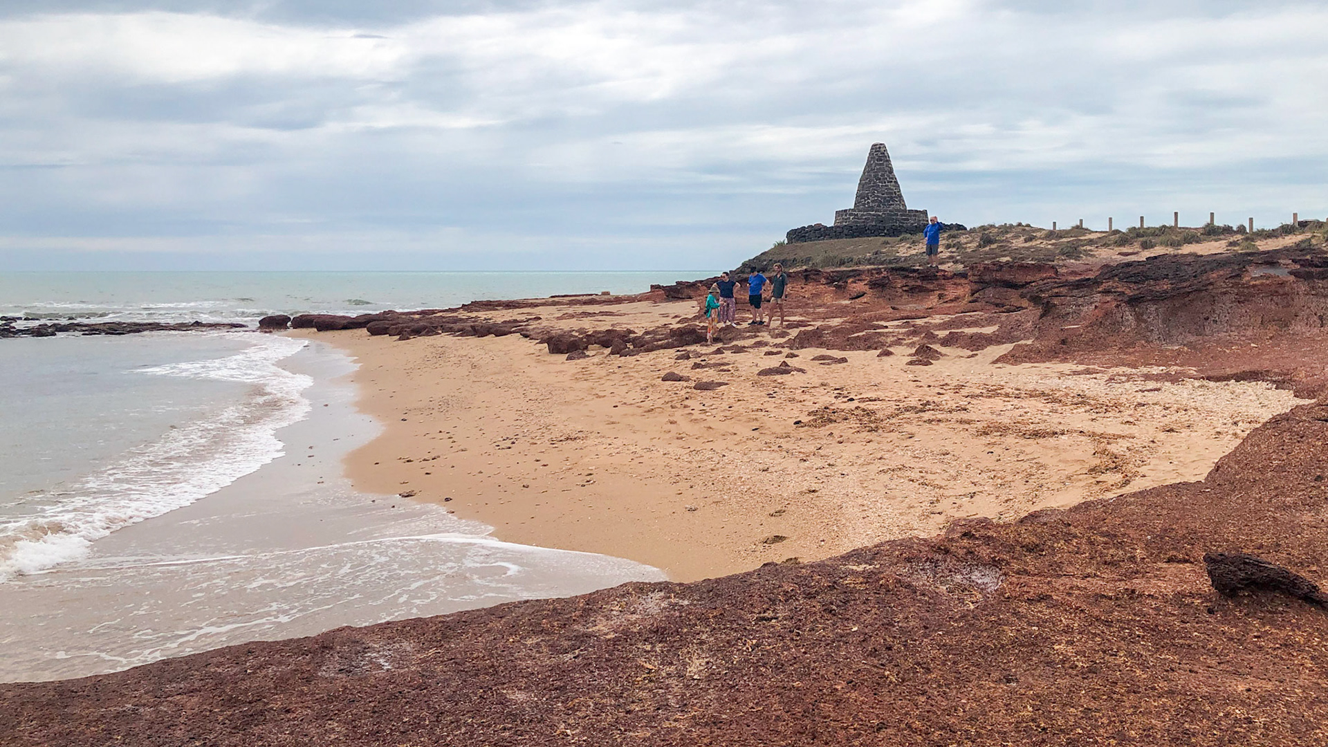 Smith Point. Navigation beacon built to guide ships in to Port Essington