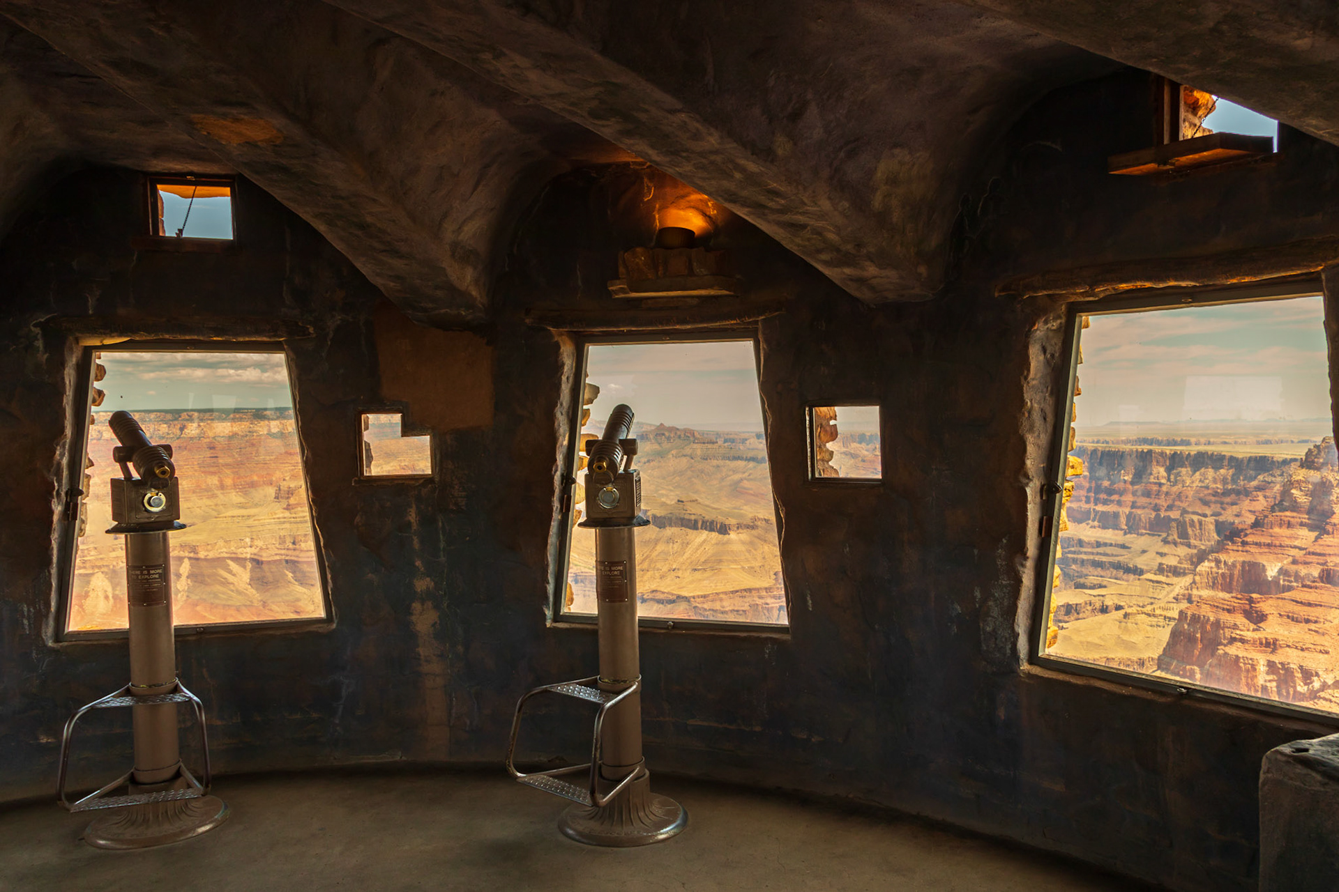 Desert View; inside the Watchtower