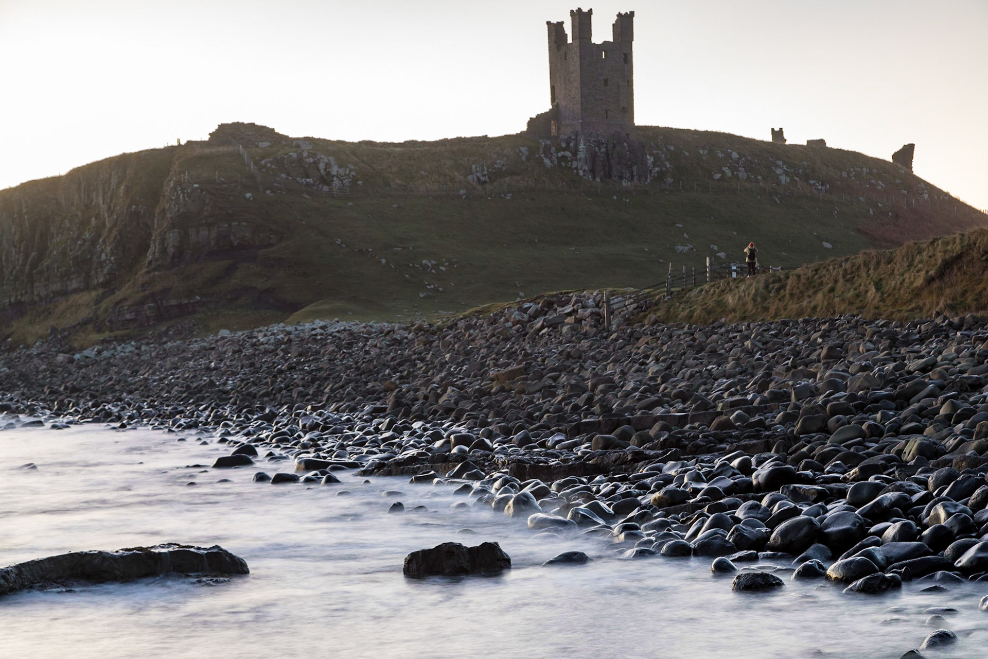 Early morning llight at Dunstanburgh Castle