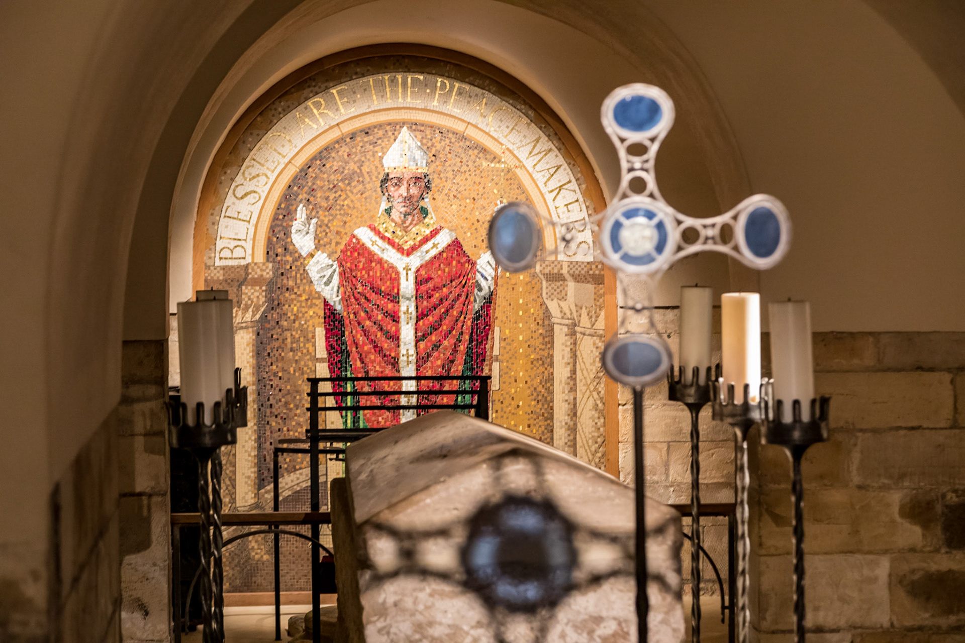 In the Crypt of York Minster