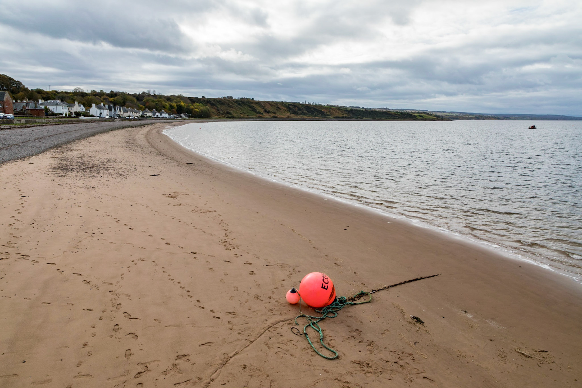 Cromarty beach, near the mouth of Cromarty Firth, Highlands.