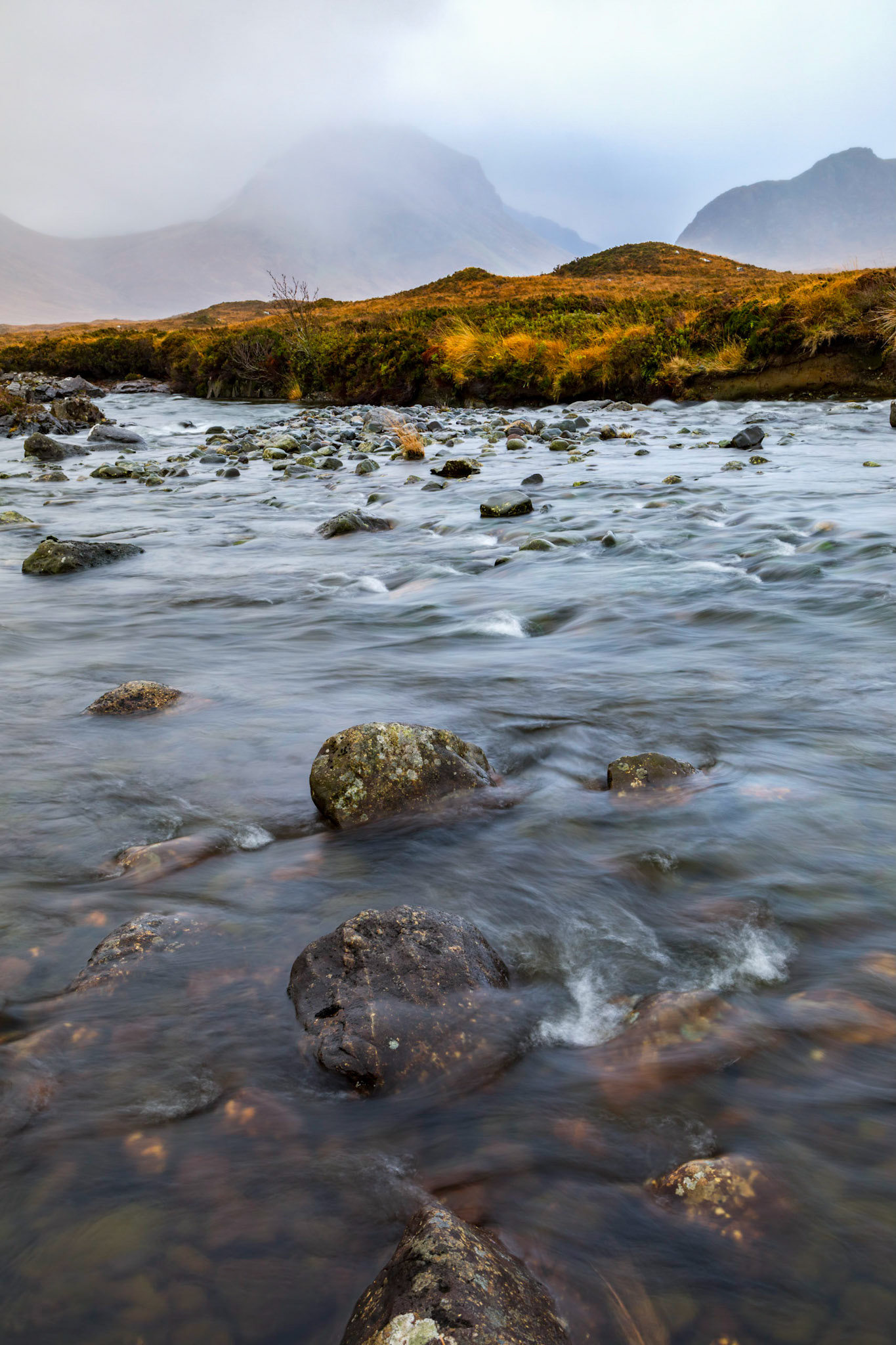 Around the Sligachan waterfalls, Isle of Skye