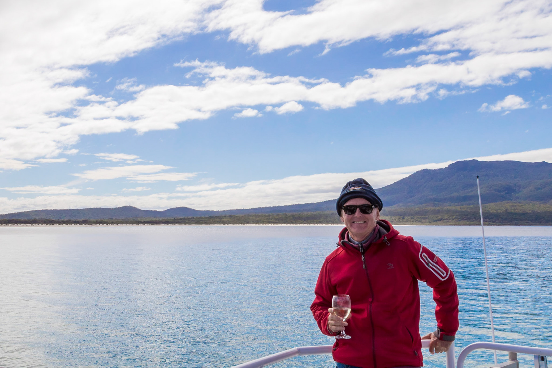At Riedle Bay, Maria Island. East Coast Cruises, Spirit of Maria, day cruise
