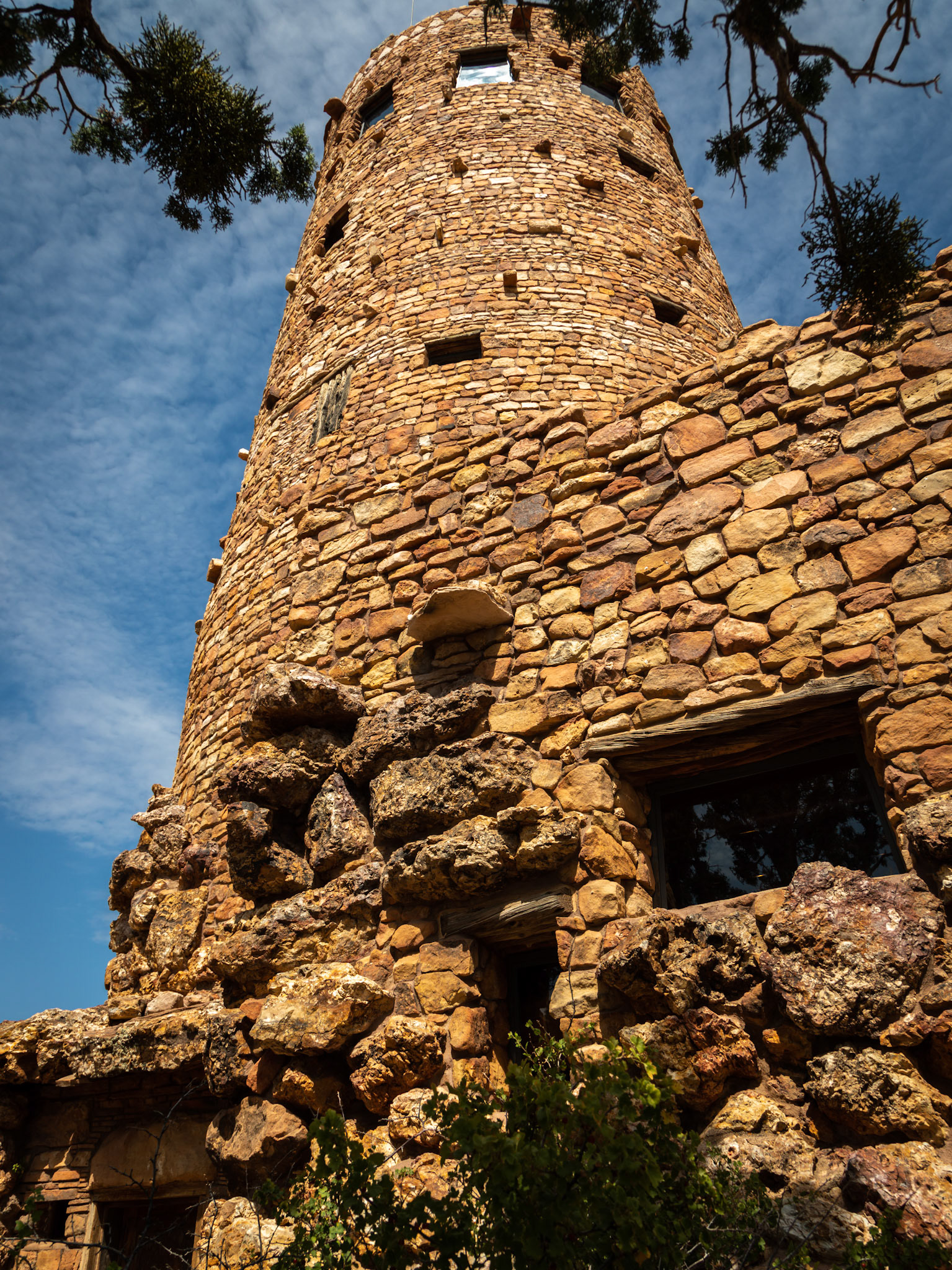 Desert View; at the base of the Watchtower