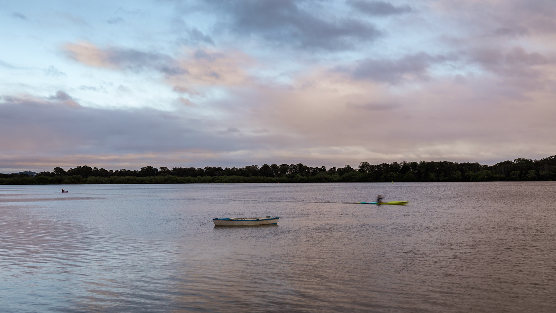 Sunrise activity on the Maroochy River