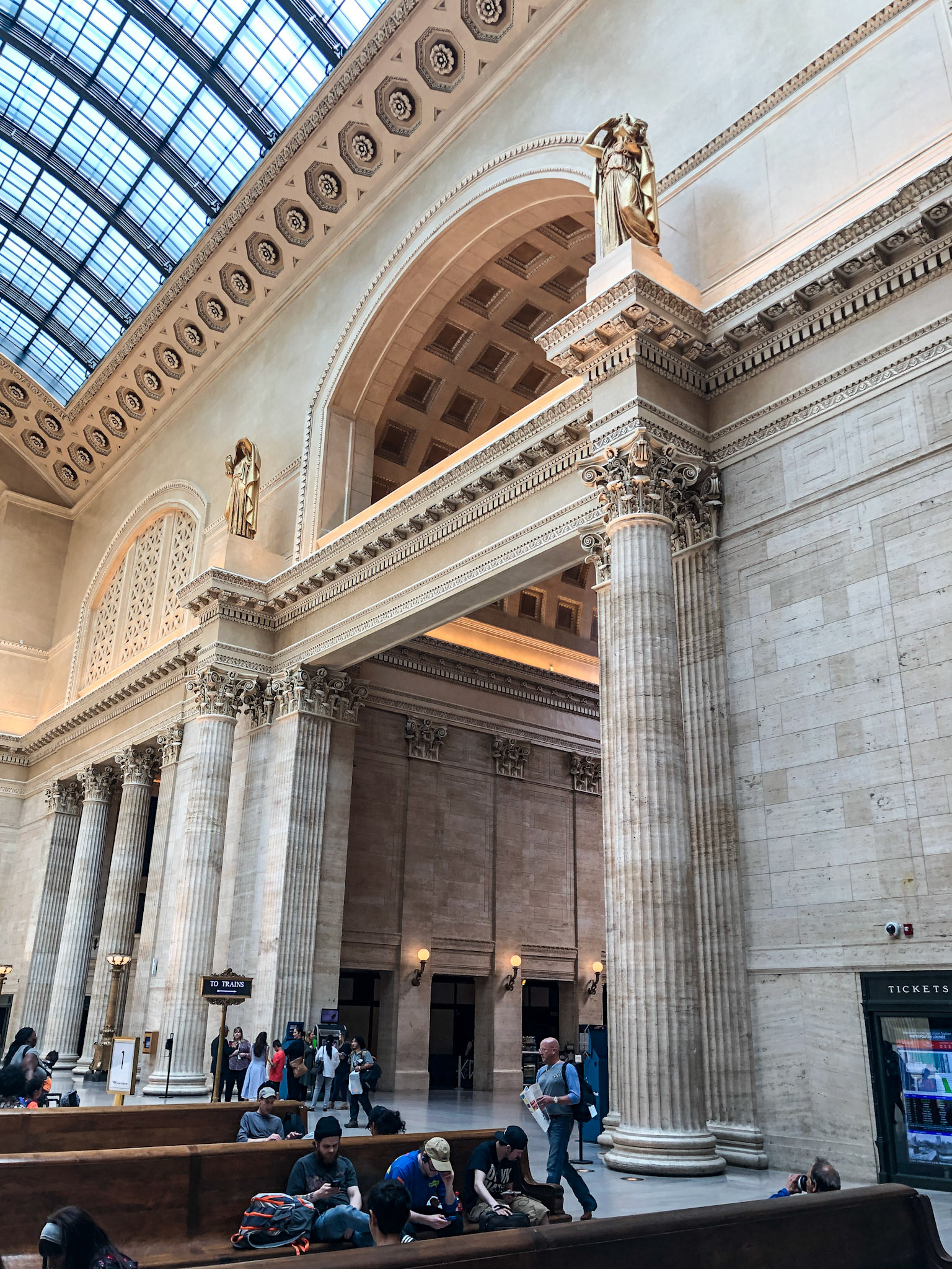 In the Union Station Chicago