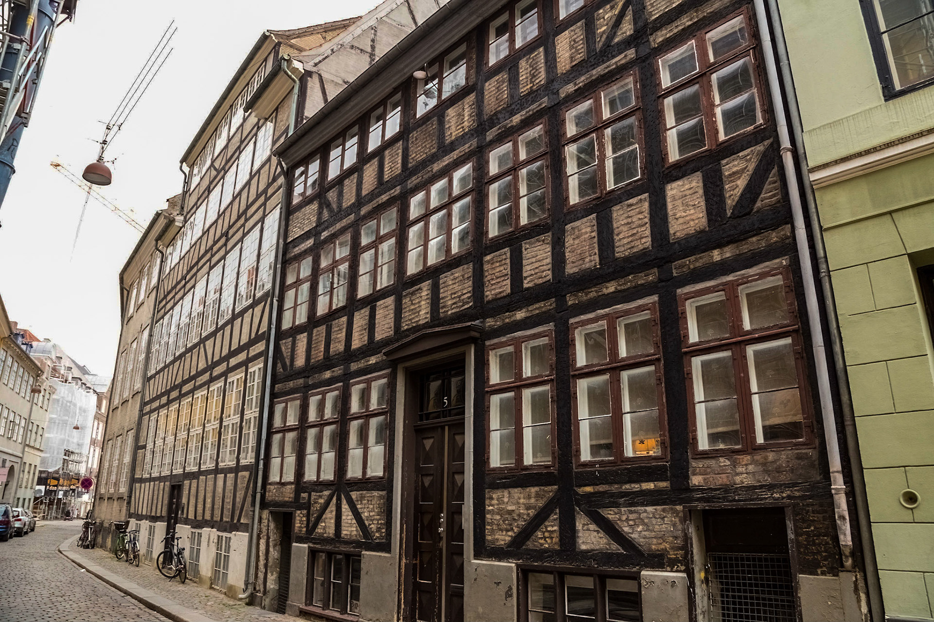 Medieval houses; very few buildings from the medieval city and up until a couple of hundred years or so ago have escaped fires.