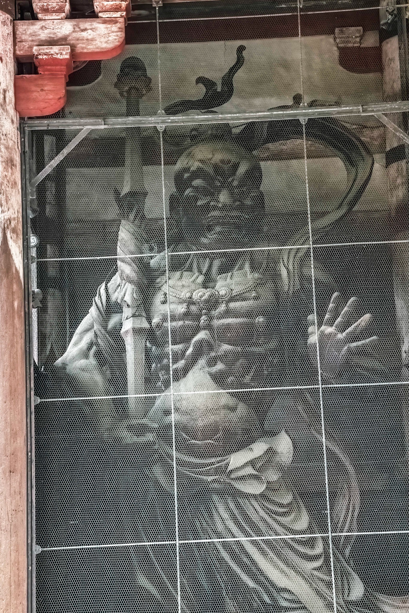 In the Great South Gate, Todai-ji Temple